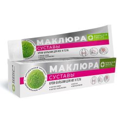 Крем-бальзам д/ног и тела "СУСТАВЫ" с Маклюрой, 90г