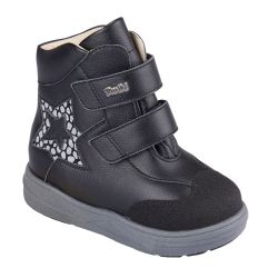 TW-526 (цв.6-черно-серый СВО, 23) Ботинки (станд.задн., натур.мех, съемн.стелька)