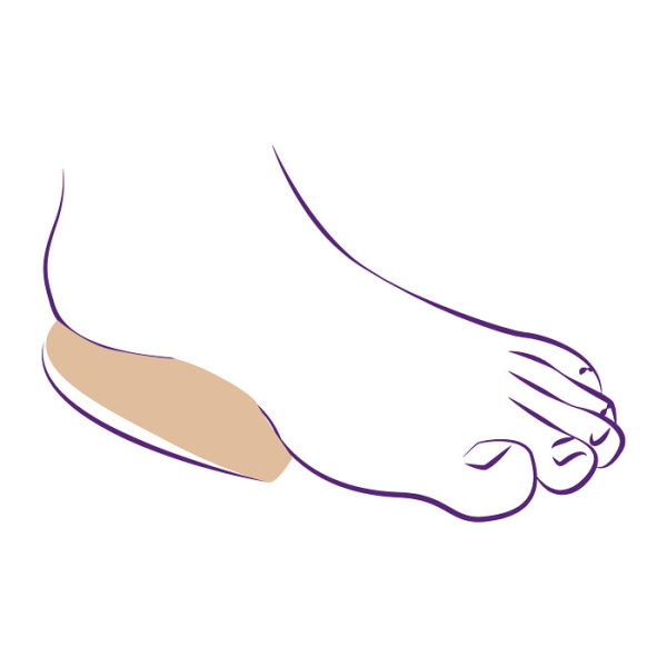 Подпяточники ортопедические амортизирующие СТ-234  Trives