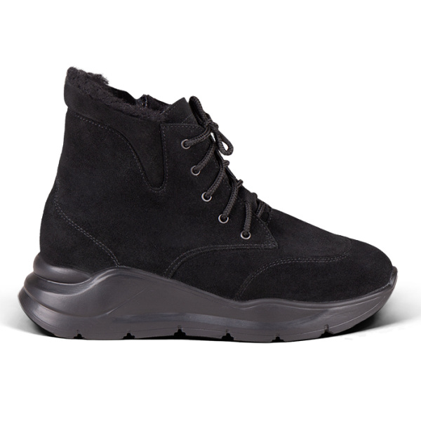 Ботинки женские утепленные на шнурках и молнии DTD-606-3  Dr. Thomas