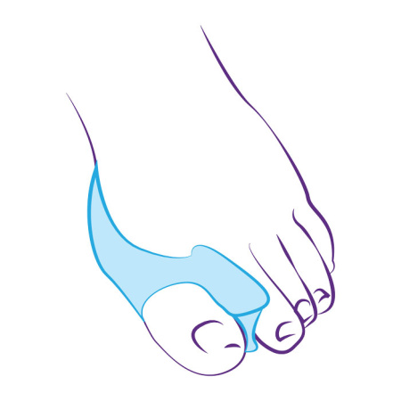 Перегородка межпальцевая, совмещенная с протектором сустава СТ-52  Trives