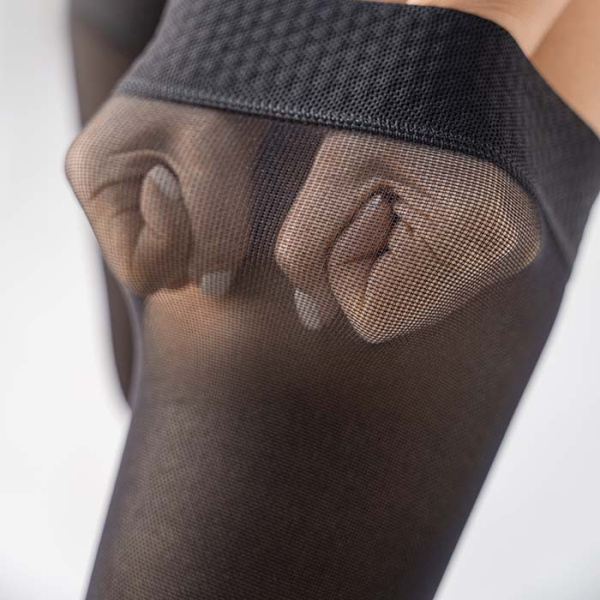 Чулки компрессионные с закрытым носком, класс компрессии 1, цвет черный, ТК.931 Evolution ТК.931.10  Evolution